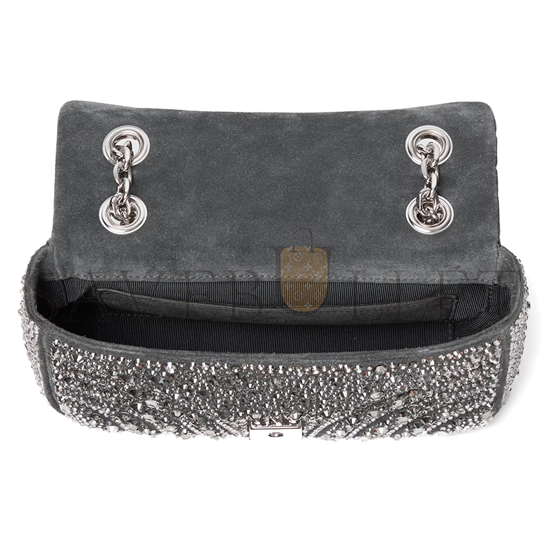 Gvc*1 gg marmont crystals small shoulder bag 837280 (22*12.5*6cm)